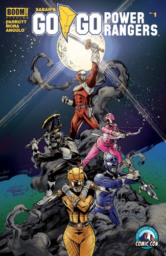 GO GO POWER RANGERS #1 COLORADO SPRINGS COMIC CON EXCLUSIVE