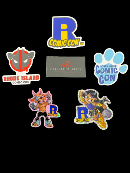 RHODE ISLAND COMIC CON STICKER COLLECTION (VARIOUS OPTIONS)