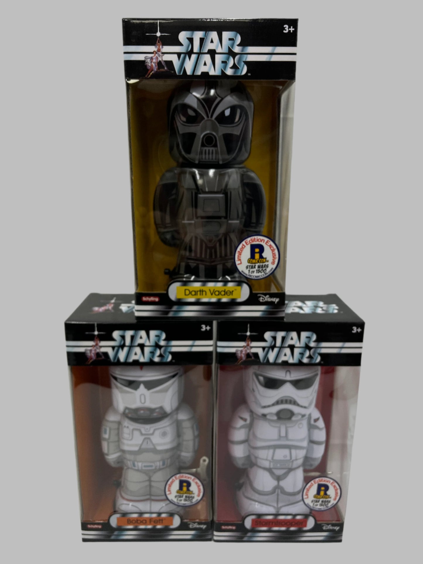 RHODE ISLAND COMIC CON EXCLUSIVE STAR WARS WIND UP FIGURES